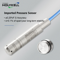 Sonde de niveau Holykell anti-corrosion en FEP pour la mesure hydrostatique submersible du niveau de carburant en réservoir d'essence