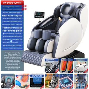 Fauteuil de massage corporel complet entièrement automatique multifonctionnel pour usage domestique, capsule spatiale zéro gravité, intelligent, électrique, avec télécommande filaire - Product Image 6