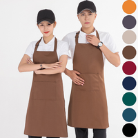 Tablier de cuisine unisexe, design moderne écologique, poches amusantes, logo personnalisé, impression par sublimation, vierge, pour fête
