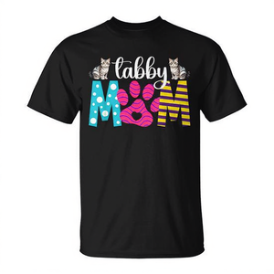 Camiseta Tabby Cat Mom para amantes y propietarios de gatos - Product Image 2