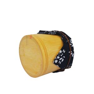 Tube à thé en bambou écologique personnalisé avec motif floral/design traditionnel, petit emballage artisanal pour le stockage du thé - Product Image 5