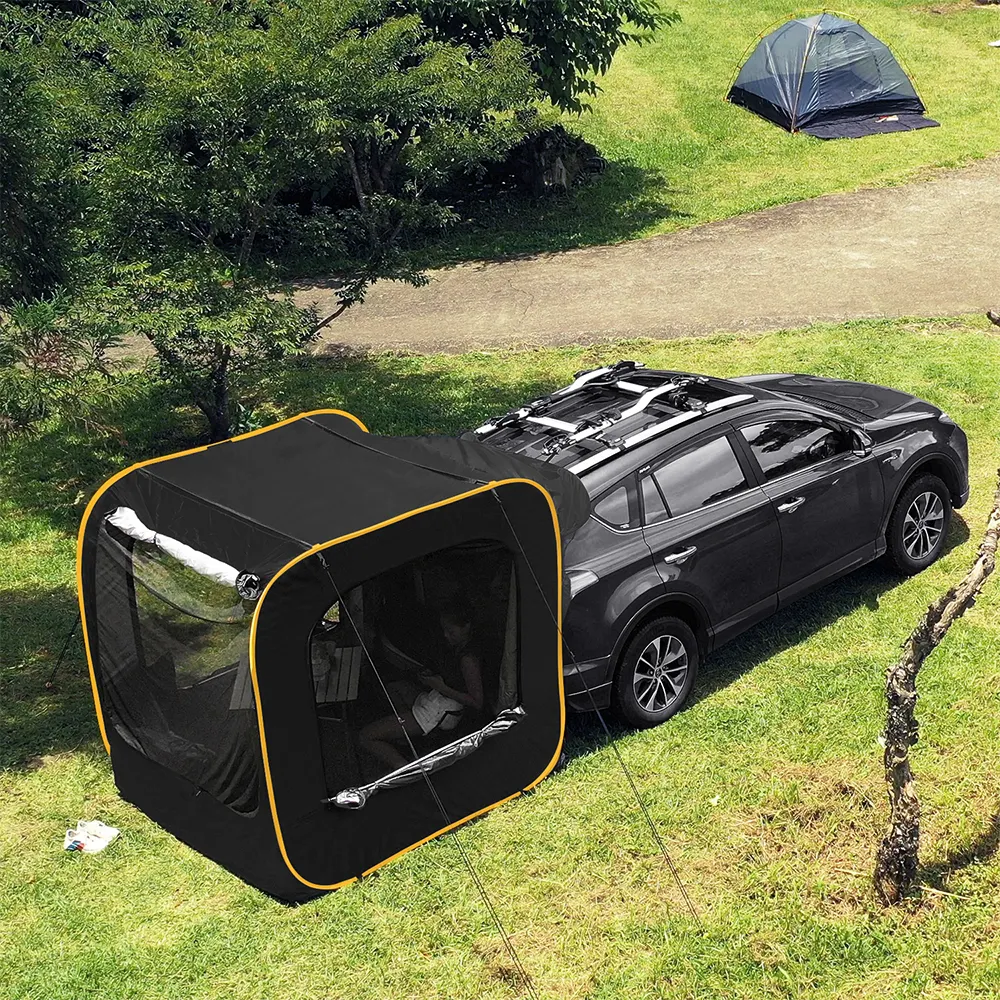 Outdoor SUV Rear Sun Shelter Cabin Portable Pop up Waterproof Car Parking Camping Tent