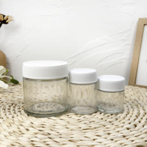 Pot de concentré en verre noir CR rond résistant de 5ml avec couvercles CR - Product Image 4