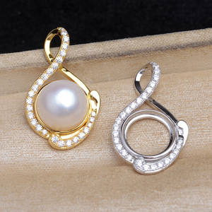 Colgante de Plata S925 con Nota Musical, Soporte Hueco de 11.7-11.9mm para Fabricación de Joyas DIY, Accesorio Fino para Collar - Product Image 3