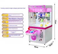 Machine à griffes à monnayeur pour poupées et jouets, durable, certifiée CE, prix usine, faible MOQ, pour aires de jeux intérieures de centres commerciaux