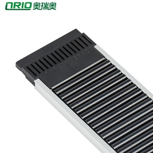 ORIO <strong>Beverage</strong> Cooler Gravity Feed Shelf Mini-Roller Plastic Roller Shelves <strong>System</strong> - Product Image 2