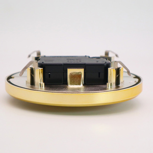 4 1/<span class=keywords><strong>3</strong></span> <span class=keywords><strong>inch</strong></span> chèn Đồng hồ CE ROHS nhựa đồng hồ chèn 110mm vàng rim với phong cách retro Đồng hồ quay - Product Image 5