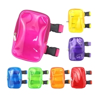 Nouveauté 2026 : Sac de Cuisse Transparent Bleu Grande Capacité avec Logo Personnalisé – Idéal pour le Carnaval et la Mode (Sac Banane)