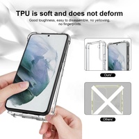 Housse antichoc en TPU pour Samsung Galaxy S23 S22 S21 S20 S10 lite S10e S8 S9 plus étui rigide pour iPhone 14 15 Pro Max