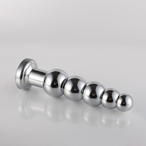 Dildo <span class=keywords><strong>anal</strong></span> en métal, bouchon <span class=keywords><strong>anal</strong></span>, perles de traction anale, dilatateur, masseur de prostate masculin, jouets sexuels pour adultes - Product Image 5