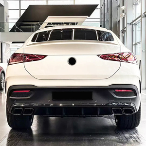 Diffuseur arrière de style GLE63 GLE53 avec embouts d'échappement pour <span class=keywords><strong>Mercedes</strong></span> Benz Classe <span class=keywords><strong>GLE</strong></span> W167 <span class=keywords><strong>AMG</strong></span> Coupé C167 2020 2021 <span class=keywords><strong>2022</strong></span>+ - Product Image 3