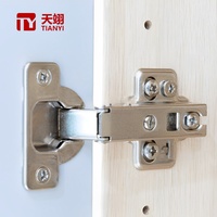 Vente directe usine Charnière hydraulique réglable à fermeture amortie silencieuse pour armoires de chambre, économique pour usage domestique, coupelle de 35 mm de diamètre
