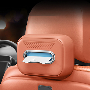 YECAI Umweltfreundliche Silikon-Autotaschentuchbox Weicher Flexibler Serviettenhalter für Sonnenblende und Rücksitz Universell für Tesla BYD - Product Image 2
