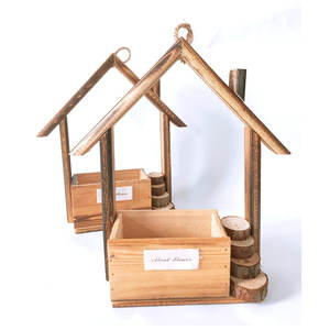 Vasi per Fiori da Parete in Legno Creativi Retrò Pastorali Personalizzabili Vendita all'Ingrosso - Product Image 1