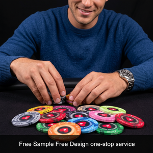 Jetons personnalisés EPT European Star <span class=keywords><strong>Poker</strong></span> Tour 39 43 45 50 55 mm en céramique personnalisable pour cadeaux VIP, promotion, événements, marchandises - Product Image 1