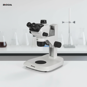 Microscope stéréoscopique professionnel à zoom <span class=keywords><strong>Phenix</strong></span> SMZ180-LB 6.2X-50X, éclairage LED binoculaire, IP53, garantie 1 an pour la réparation mobile - Product Image 1