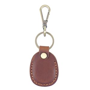 Porte-cartes RFID en cuir véritable fait main, ensemble universel de porte-clés et de porte-cartes, protection durable pour camion - Product Image 6