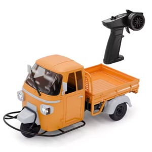 Voiture télécommandée WPL SJY-WP22 RC Tricycle Car Biyaqiao 1:10 à deux roues motrices, modèle de voiture télécommandée à haute et basse vitesse, jouet pour adulte, cadeau - Product Image 1