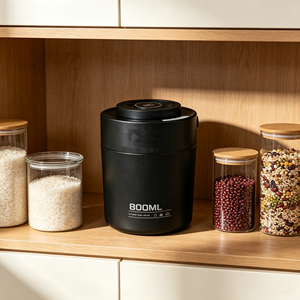 Stainless Steel Electric Vacuum Canister Intelligent Constant Pressure Airtight Food Storage Jar For Coffee Bean Pet Food - Product Image 4
