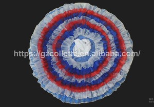Trajes de baile para niñas, vestido de baile para adultos de Francia <span class=keywords><strong>Cancan</strong></span>, vestido largo dividido hasta el tobillo con volantes para escenario de España - Product Image 5