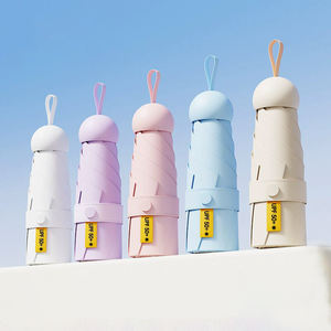 Parapluie de pluie compact pour femmes Paraguas Mini parapluie de poche 5 plis Cadeau promotionnel Impression personnalisée Parapluie <span class=keywords><strong>capsule</strong></span> <span class=keywords><strong>pas</strong></span> <span class=keywords><strong>cher</strong></span> - Product Image 2