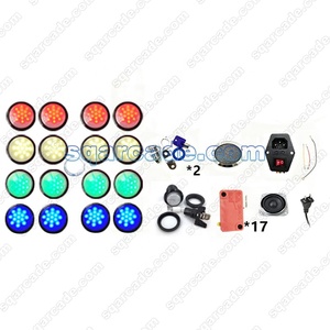 Máquina de Juego Interactiva Chaos Strike-a-Light Carnival para 4 Jugadores, Operada con Monedas, Juego de Arcade de Velocidad de Reacción - Product Image 4
