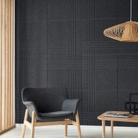 Panneaux acoustiques en feutre polyester insonorisant haute densité Qinsound, panneaux de réduction du bruit, panneaux muraux pour l'insonorisation