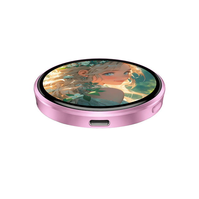 Magnetic Pin LED Name Badge USB Rechargeable Scrolling Message Display