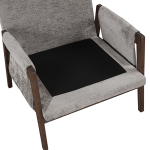 [Stock local USA] <span class=keywords><strong>Fauteuil</strong></span> d'appoint en velours gris <span class=keywords><strong>de</strong></span> style Mid-Century Modern pour <span class=keywords><strong>salon</strong></span> et chambre à coucher, expédition domestique aux États-Unis, 1 pièce MOQ - Product Image 2