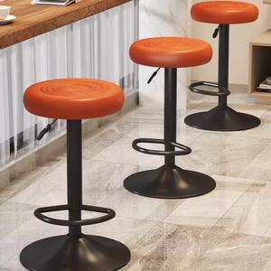 Chaises de bar réglables et rotatives de style italien Tabouret de bar haut Chaises de bar à domicile Chaises hautes de réception de <span class=keywords><strong>haute</strong></span> qualité - Product Image 3