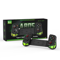 Manette de jeu mobile filaire Gamwing AB05 Type C avec double déclencheur Hall, joystick turbo, manette de jeu légère pour jeux Android et iOS