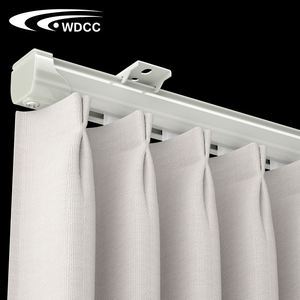 Curtain Rail Curtain <b>Runner</b> Ceiling Wall Mounted Heavy Duty Aluminum Sliding Ceiling S Wave Curtain Track - Product Image 2