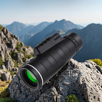 Monoculaire à zoom haute magnification 40*60, étanche à l'eau, objectif 52 mm, mise au point manuelle, revêtement de lentille FMC, observation des oiseaux, chasse