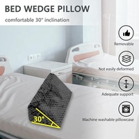 Produsen Bantal Penyangga Punggung Ergonomis Ortopedi Segitiga Busa Memori untuk Tidur Menyamping
