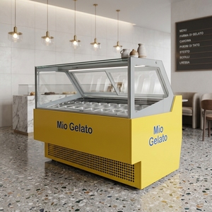 Congelatore Espositore Commerciale Monotemperatura a Raffreddamento ad Aria per Gelato e <span class=keywords><strong>Gelateria</strong></span> - Il Più Venduto - Product Image 1