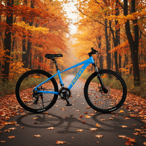 Bicicleta de Montaña WOWEI de 26 Pulgadas, <span class=keywords><strong>Componentes</strong></span> de Aleación de Aluminio, 21 Velocidades, Frenos de Disco Hidráulicos, Suspensión Delantera de 80 mm de Recorrido, Todoterreno - Product Image 1