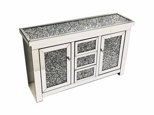 Schiacciare diamante mobili soggiorno mobili 6 cassetti mobile ad angolo credenza a specchio comò - Product Image 4