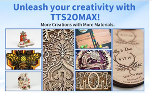 Graveur laser CNC TTS-20 Max pour métal, avec contrôle hors ligne, outils de découpe laser pour cuir, bois, acrylique, avec interrupteur de fin de course - Product Image 5