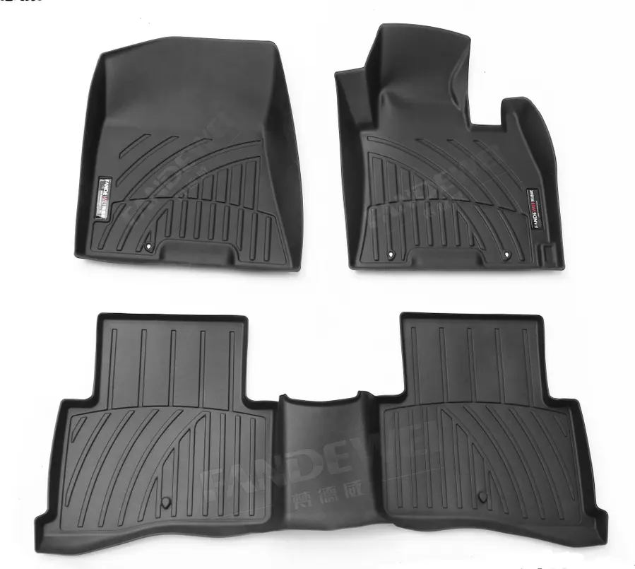 All weather Car Floor Mats For Lada Niva Legend AvtoVAZ waterproof car Mats TPV Rubber Moulded Floor Mats