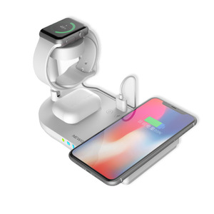 <span class=keywords><strong>Chargeur</strong></span> sans fil quatre-en-un personnalisé pour téléphones mobiles et montres, compatible <span class=keywords><strong>Apple</strong></span>, stations de charge - Product Image 5