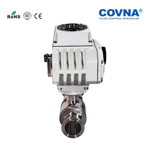 วาล์วบอลสแตนเลสเกรดอาหารแบบ PTFE ชนิด 3 ทาง พอร์ต L ขนาด DN40 ยี่ห้อ COVNA พร้อมมอเตอร์ไฟฟ้า  ลดราคาตามคำสั่งซื้อเร่งด่วน - Product Image 5