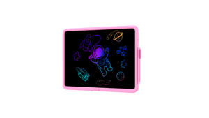 Tablette de dessin pour enfants en plastique <span class=keywords><strong>à</strong></span> <span class=keywords><strong>batterie</strong></span> multicolores de 8,5 pouces, personnalisable, protection des yeux, sans lumière bleue, une touche pour effacer, éducation précoce - Product Image 2