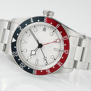 Montre mécanique de luxe avec cadran de 41 mm, boîtier en saphir, aiguilles, bracelet en alliage d'acier inoxydable, étanche à 30 bars, fermoir caché, Shanghai - Product Image 5