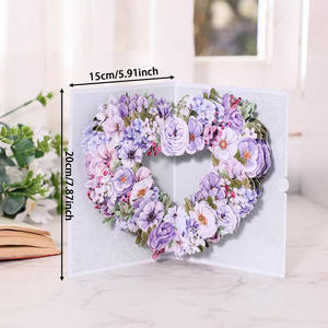 ของขวัญวันวาเลนไทน์การ์ดกระดาษลายดอกพีชหัวใจโดดเด่นพร้อมซอง3D การ์ดเชิญการ์ด<span class=keywords><strong>อวยพร</strong></span>สำหรับคู่รัก - Product Image 5