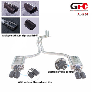 Système d'échappement Catback SUS304 pour Audi <span class=keywords><strong>S4</strong></span> <span class=keywords><strong>B8</strong></span> <span class=keywords><strong>B8</strong></span>.<span class=keywords><strong>5</strong></span> 3.0T, silencieux automobile, tuyau d'échappement - Product Image 3