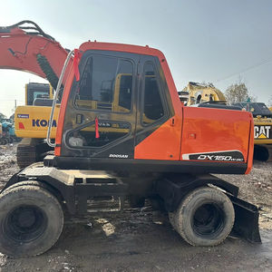 Excavatrice sur pneus Doosan DX150W de 15 tonnes, occasion, prix imbattable, machine moyenne d'occasion, Doosan avec EPA/CE, très demandée en Corée. - Product Image 1