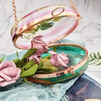Cadre de sac à main rond en métal de 7,9 pouces (14/18 cm) pour pochette Kiss Clutch, accessoires pour sacs faits main pour femmes, durable, taille personnalisable