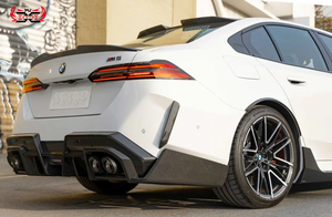 Diffusore posteriore in fibra di carbonio a secco canard Spoiler per <span class=keywords><strong>BMW</strong></span> M5 G90 G99 Kit carrozzeria - Product Image 5