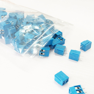 2-Pin 5.0mm Pitch Blue Screw <strong>Terminal</strong> Block Circuit Board Electrical <strong>Connector</strong> Low Operating Frequency Circuit Board <strong>Terminal</strong> - Product Image 4