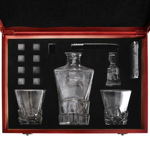 Hot Selling Elegant Liquor <span class=keywords><strong>Karaffe</strong></span> Wodka Tequila Whisky Dekan ter Whisky Wodka <span class=keywords><strong>Bourbon</strong></span> Dekan ter als Geschenk mit Whisky gläsern - Product Image 6